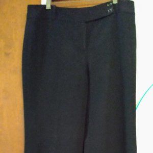 Black dress pants wide leg